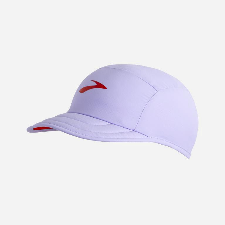 Brooks Lightweight Packable Mens Running Hat Ireland Lavender Purple/Violet Dash (MKGV-64708)